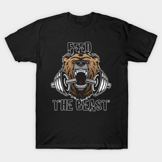 Feed The Beast - Gym T-Shirt by A-Selwadi